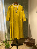 Mustard Bloom | Handwoven Jamdani Elegance