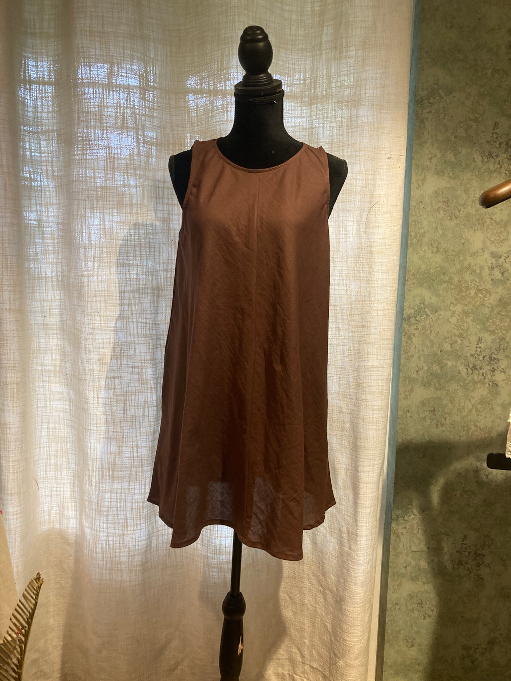 Cocoa Breeze Linen Dre