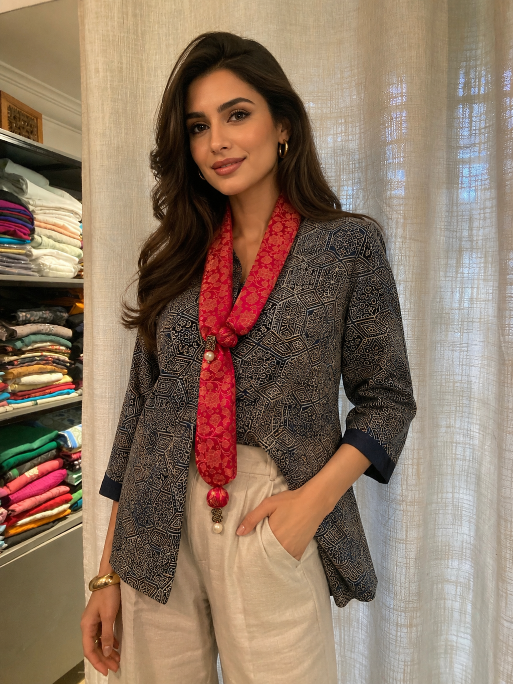 Ruby Heritage Statement Necklace
