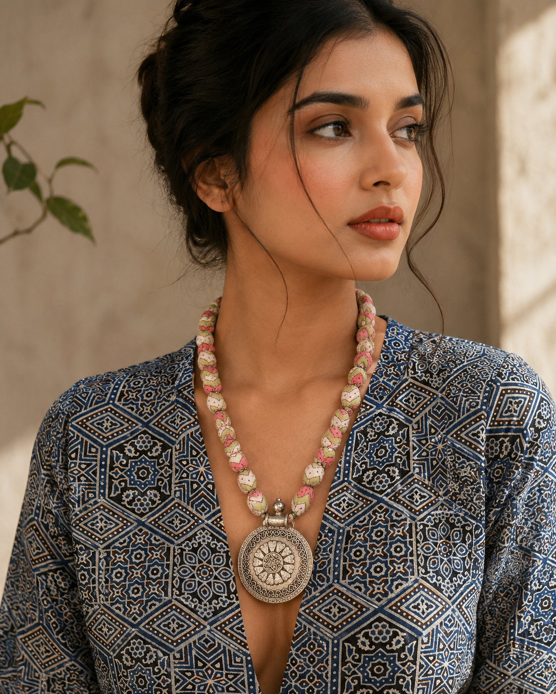 Heritage Medallion Statement Necklace