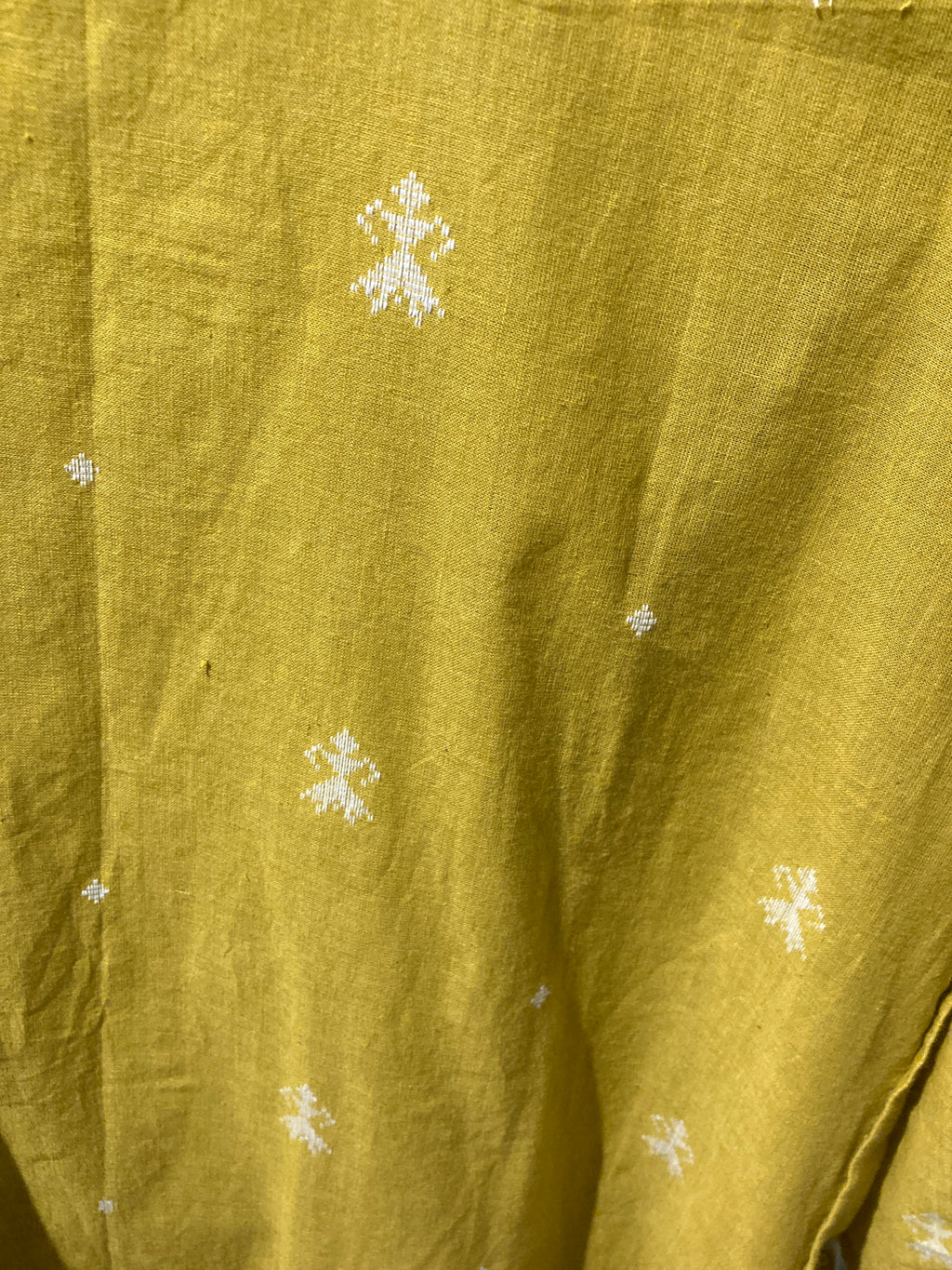 Mustard Bloom | Handwoven Jamdani Elegance