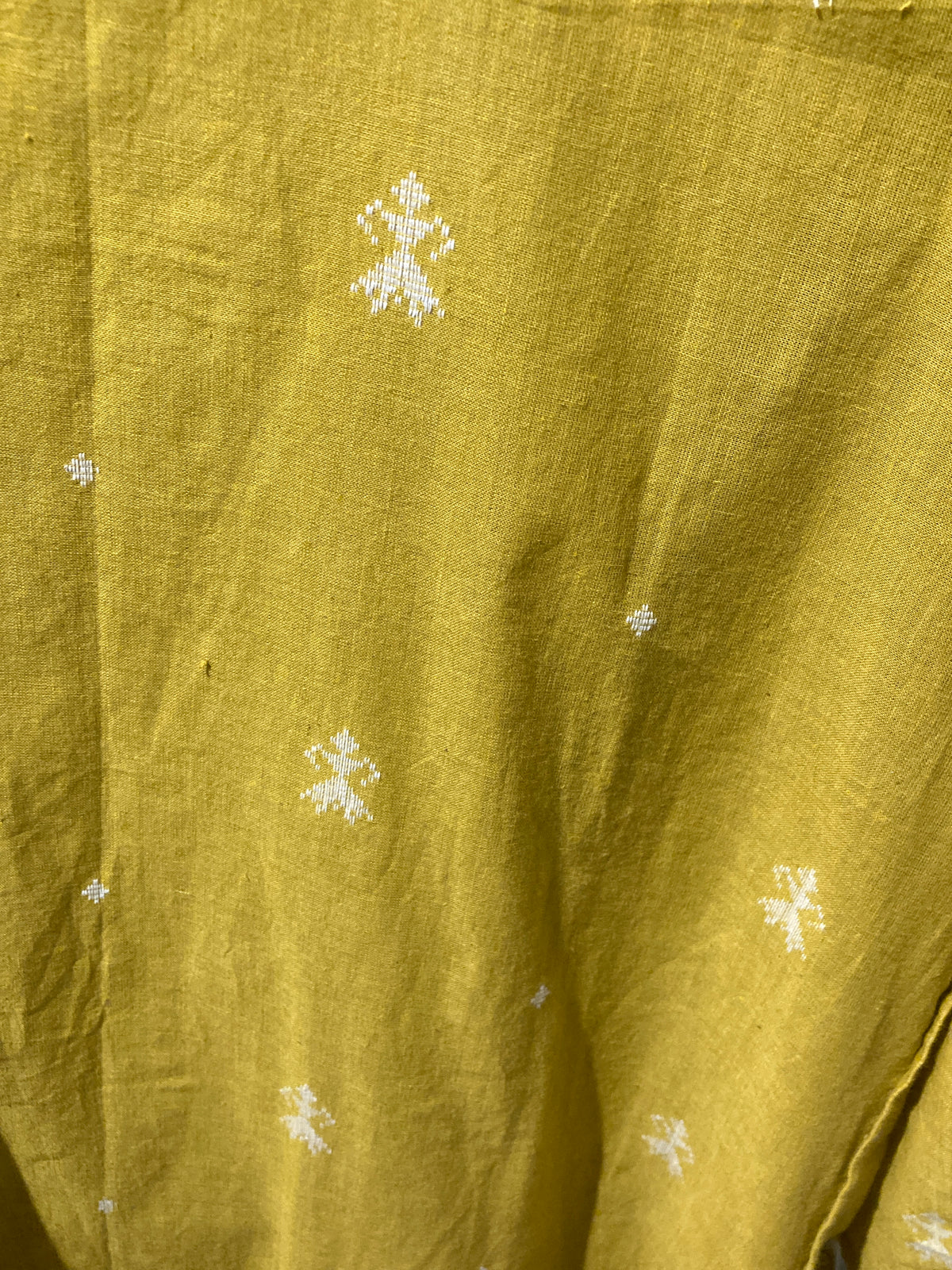 Mustard Bloom | Handwoven Jamdani Elegance
